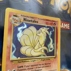 Pokemon￼ Ninetales 12/102 Base Set Holo Rare Vintage WOTC NM/LP Card - Image 2