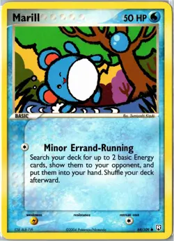 Pokemon Card - Marill 68/109 Team Rocket Returns Common Lightly Played - Image 1