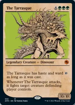 The Tarrasque (Showcase) -Foil Near Mint MTG Adventures in the Forgotten Realms - Image 1