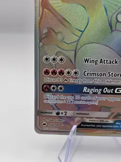 Rainbow Charizard GX Burning Shadows Secret Rare Card 150/147 - Image 4