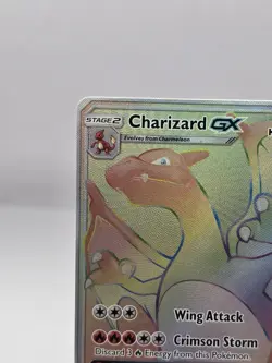 Rainbow Charizard GX Burning Shadows Secret Rare Card 150/147 - Image 5
