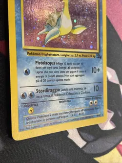 Pokemon TCG Lapras Fossil Holo Unlimited Rare Card 10/62 1999 LP SWIRL - Image 5