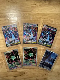 🔥 POKEMON CARD LOT OF 5 PROMOS (3 ZARD, 2 STAMPED) + DUSKULL IR 💫 🔥 (6 TOT) - Image 1