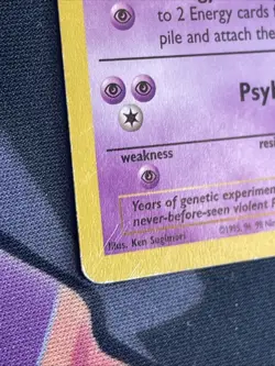 Mewtwo #3 Promo Card Gold WB Stamp-1999 *Pokemon The First Movie Pokemon MP - Image 4