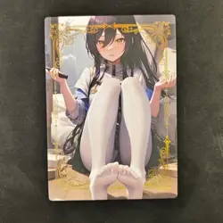 Fantasy succubus-Foot fetishism-Anime Waifu Trading Card - Image 1