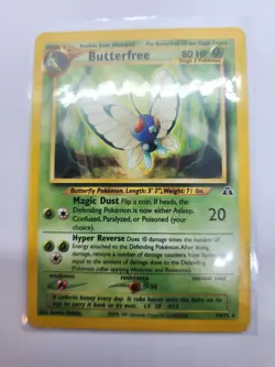 Butterfree 19/75 Pokemon Card - Neo Discovery (LP) - Image 2