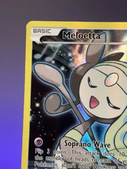 Meloetta XY120 Full Art Black Star Promo Pokemon Card MP - Image 2