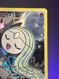 Meloetta XY120 Full Art Black Star Promo Pokemon Card MP - Image 3