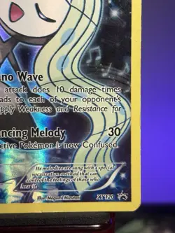 Meloetta XY120 Full Art Black Star Promo Pokemon Card MP - Image 4