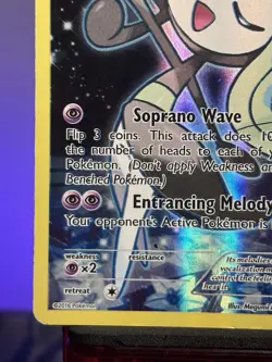 Meloetta XY120 Full Art Black Star Promo Pokemon Card MP - Image 5