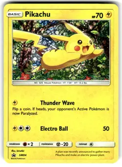 Pikachu - (General Mills) Promo Miscellaneous Cards & Products SM04 LP - Image 1