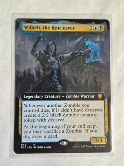 Wilhelt, the Rotcleaver NM Extended Art Commander: Innistrad: Midnight Hunt MTG - Image 1