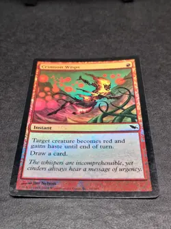 Crimson Wisps FOIL Shadowmoor MTG Red Instant LP 88/301 Cantrip Haste Draw SHM - Image 3