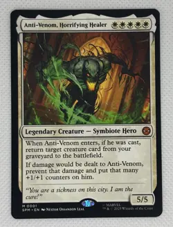 MTG Anti-Venom Horrifying Healer M 0001 Marvel's Spider-Man Regular - Image 1