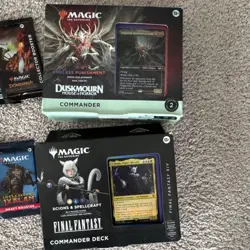 MTG Bundle: Final Fantasy Commander Deck + Free Duskmourn Commander Deck - Image 2