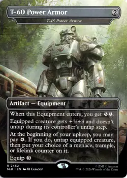 T-60 Power Armor - T-45 Power Armor R Secret Lair Drop Series 2452 NM - Image 1