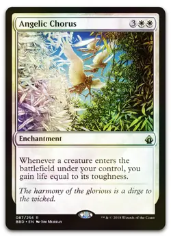 Angelic Chorus #87 (Foil) (NM) Battlebond BBD Magic MTG - Image 1