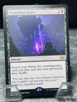 Unmarked Grave Modern Horizons 2 Magic The Gathering NM English - Image 1