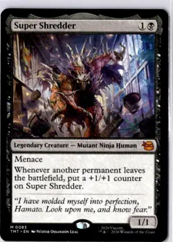 Super Shredder Teenage Mutant Ninja Turtles Regular NM M 0083 - Image 1