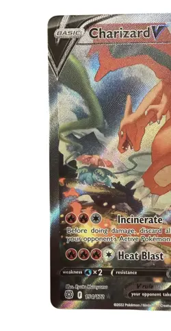 Charizard V Full Art Ultra Rare Holo 154/172 Brilliant Stars Pokemon TCG Mint - Image 4