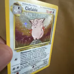 Pokemon TCG Clefable (Jungle 1/64) WotC Holo Rare LP - Image 2