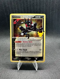 Pokemon Greninja Gold Star Promo Holo SWSH144 Sword & Shield Mist Slash Card - Image 1