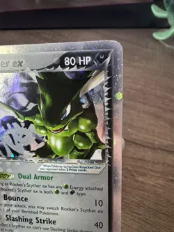 Pokemon Team Rocket Returns Ultra RARE Holo Scyther ex 102/109 EX/NM Condition - Image 3