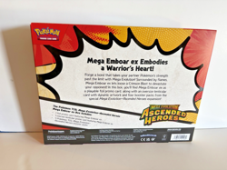 Pokemon TCG Mega Emboar ex Box Ascended Heroes Sealed Collection Box New - Image 2