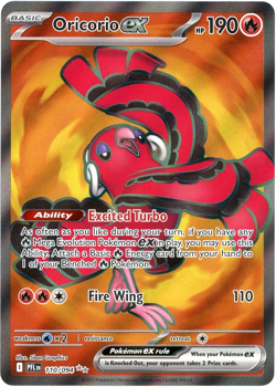 Oricorio ex - 110/094 - Ultra Rare - Phantasmal Flames PFL ME02 Pokemon NM/M - Image 1
