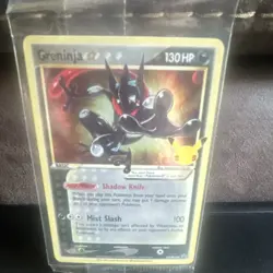 Pokemon Greninja Gold Star SWSH144 Promo Sealed Celebrations Pack NM - Image 1