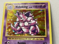 2016 Pokemon XY Evolutions Nidoking Holo 45/108 MP Raw FREE SHIPPING - Image 2
