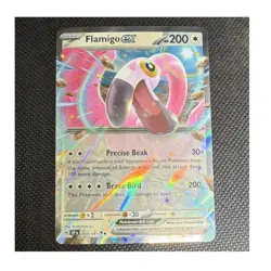 Flamigo ex Pokemon Card 160/191 SV08 Surging Sparks Double Rare Holo 200 HP - Image 1