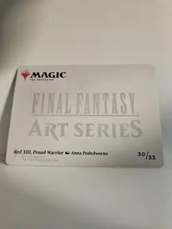 Red XIII, Proud Warrior - NM - MTG - Art Card - Final Fantasy: Art Series #30/53 - Image 2