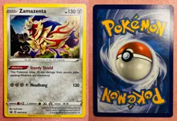 Zamazenta SWSH034 Cosmos Holo SWIRL | Sword & Shield Promo Pokemon TCG Card | NM - Image 3