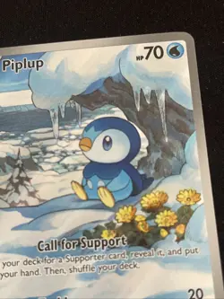 Pokemon TCG Piplup Illustration Rare 098/094 Near Mint Phantasmal Flames Card - Image 4