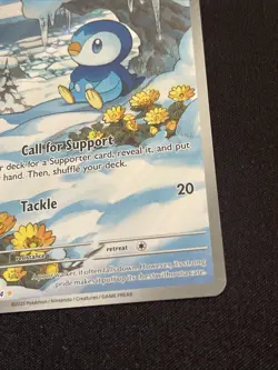Pokemon TCG Piplup Illustration Rare 098/094 Near Mint Phantasmal Flames Card - Image 5