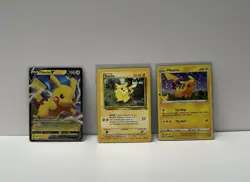 Pokemon Card Binder Collection Lot Pikachu - Image 1