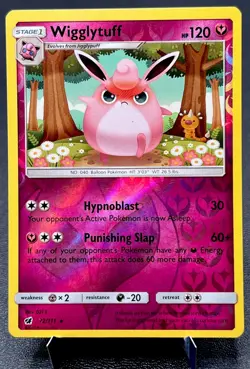 Angry Wigglytuff 72/111 LP Reverse Holo Weedle Art Discontinued Fairy Pokemon! - Image 1