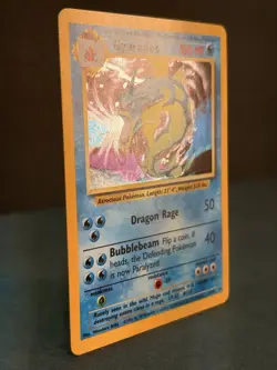 Gyarados 6/102 Unlimited Holo Rare - Pokemon Base Set LP/MP - Image 2