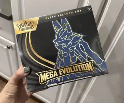 Pokemon TCG Mega Evolution ETB Lucario New Sealed - Image 1