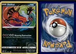Yveltal 046/072 Amazing Rare Shining Fates Pokemon Holo NM/M - Image 2
