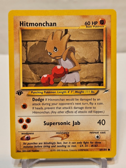 Hitmonchan 69/105 Common 1st Edition Neo Destiny Pokemon 1778 - Image 1