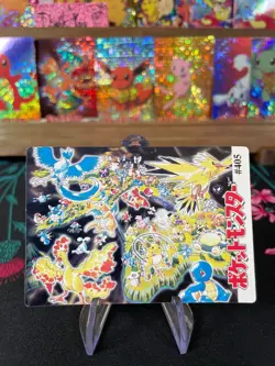 Rhyhorn Pikachu party #397 Pokemon Vintage Prism Vending Sticker NM US SELLER - Image 2