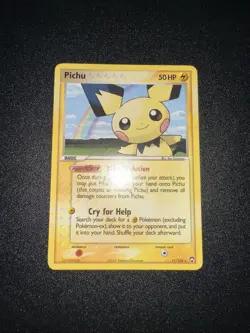 Pokemon TCG Pichu 21/108 EX Power Keepers Regular Rare LP/MP - Image 1