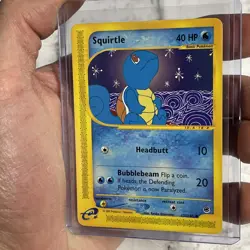 Squirtle - Expedition Base Set - 132/165 - Non Holo Common - NM Vintage Pokemon - Image 2