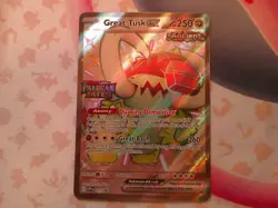 Pokemon TCG Great Tusk EX Paldean Fates Stamped Promo - Image 1