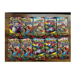 Pokemon TCG Mega Evolution Booster Pack Lot 10 Packs - Image 1