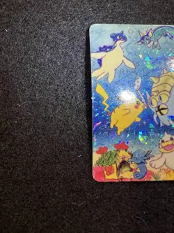 Pokemon Pikachu Lapras Psyduck Vending Prism Sticker #386 in LP condition! - Image 2