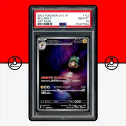 Pokemon PSA 10 Bellibolt AR 112/108 sv3 Ruler of the Black Flame Japanese - Image 1