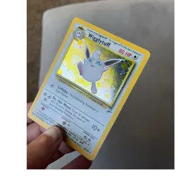 CLEAN Wizards of the Coast Wigglytuff Base Set 2 19/130 Holo Rare English 2000 - Image 2